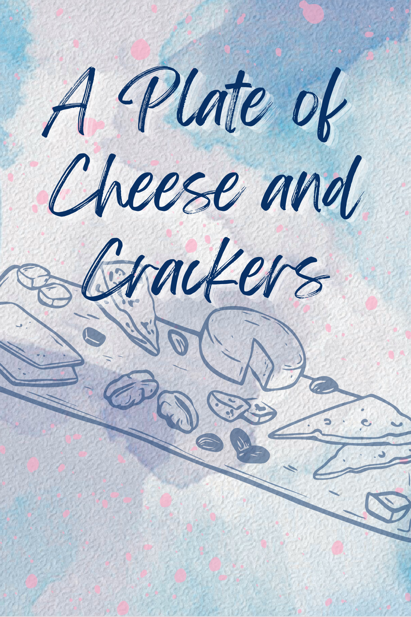 A Plate of Cheese and Crackers